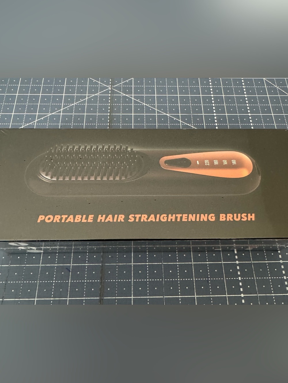 Portable hair straightening brush , cordless and rechargeable. New in box.
